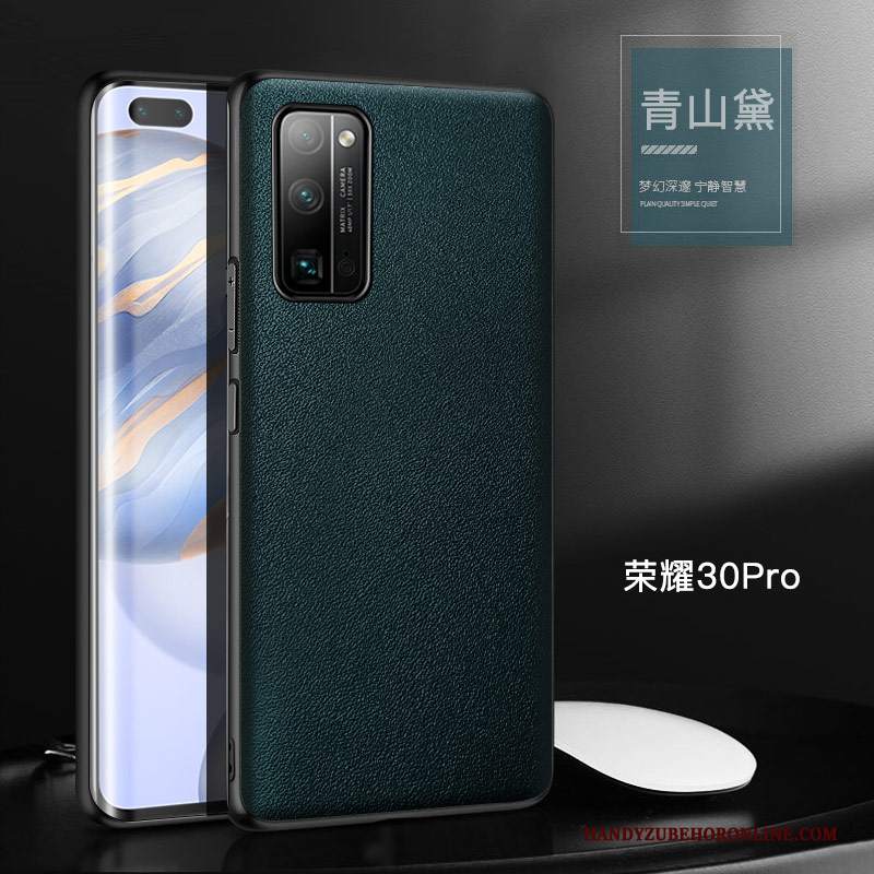 Custodia Honor 30 Pro Protezione Verde Tutto Incluso, Cover Honor 30 Pro Pelle Di Personalità Net Red