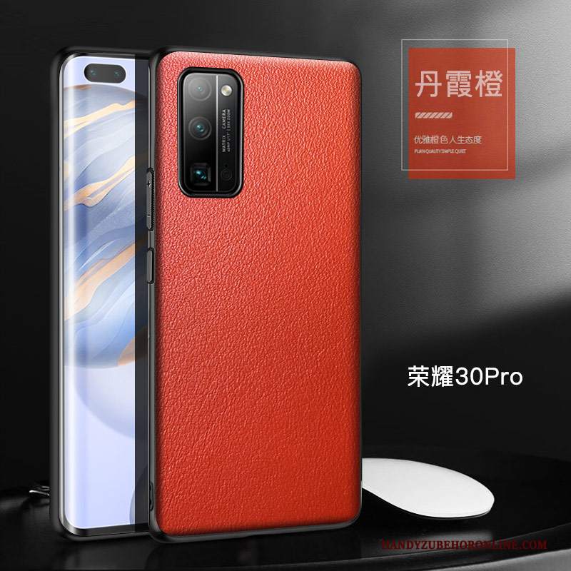 Custodia Honor 30 Pro Protezione Verde Tutto Incluso, Cover Honor 30 Pro Pelle Di Personalità Net Red