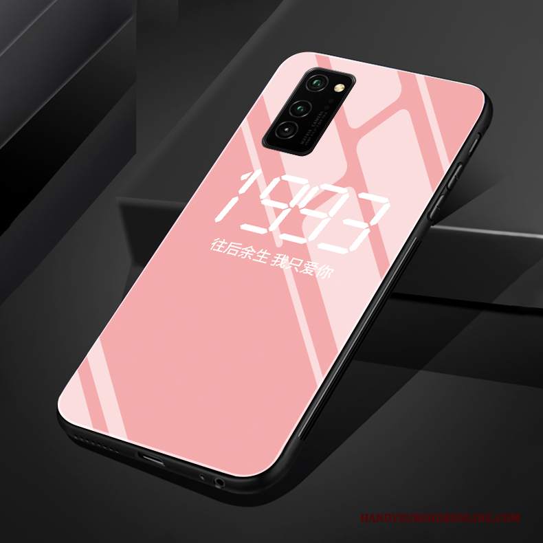 Custodia Honor 30 Pro Silicone Rosso Compleanno, Cover Honor 30 Pro Vetro Personalizza