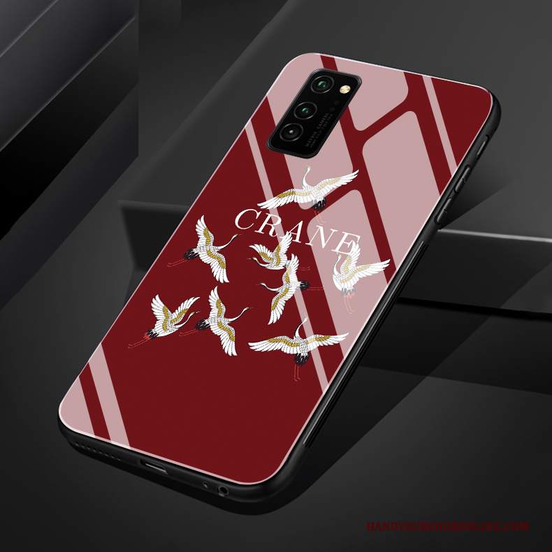 Custodia Honor 30 Pro Silicone Telefono Semplici, Cover Honor 30 Pro Verde Arte