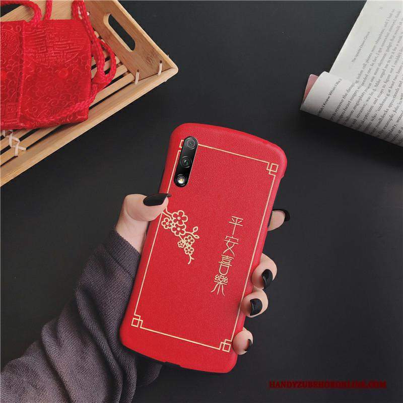 Custodia Honor 9x Nuovo Rosso, Cover Honor 9x Telefono