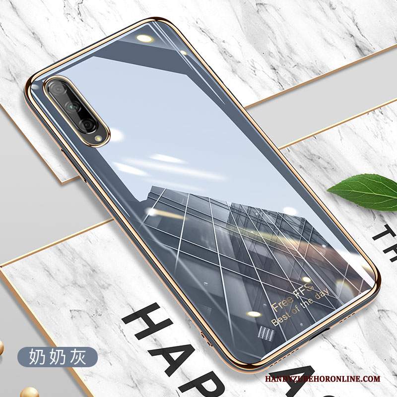 Custodia Honor 9x Pro Creativo Tutto Incluso Morbido, Cover Honor 9x Pro Silicone Grigio Semplici