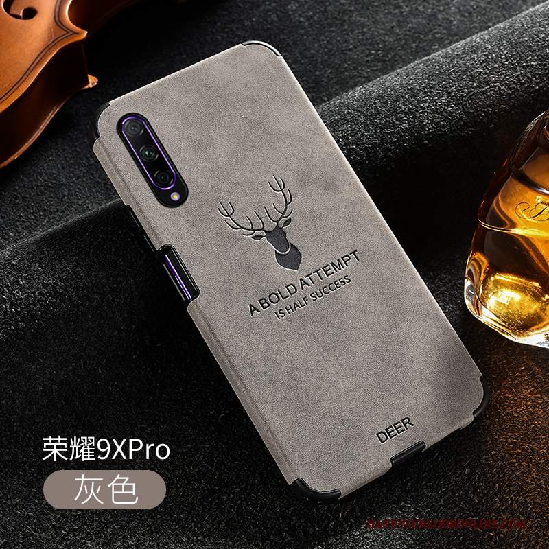 Custodia Honor 9x Pro Silicone Lusso Anti-caduta, Cover Honor 9x Pro Pelle Macchiati Qualità