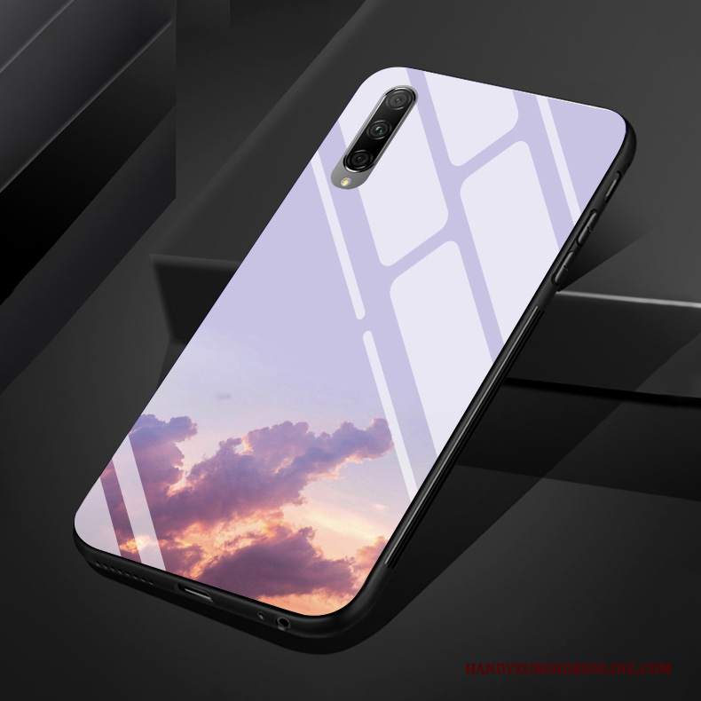 Custodia Honor 9x Pro Silicone Vetro Chiaro, Cover Honor 9x Pro Vento Grigio