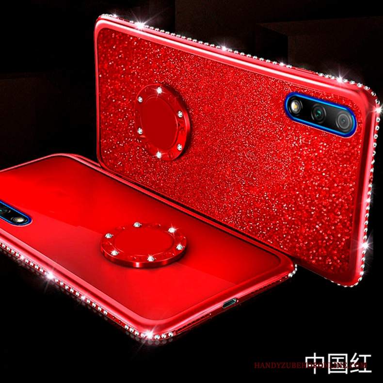 Custodia Honor 9x Silicone Marchio Di Tendenza Supporto, Cover Honor 9x Protezione Net Red Anti-caduta