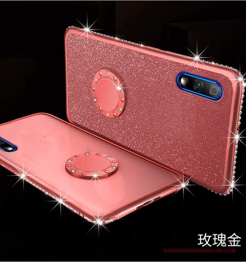 Custodia Honor 9x Silicone Marchio Di Tendenza Supporto, Cover Honor 9x Protezione Net Red Anti-caduta