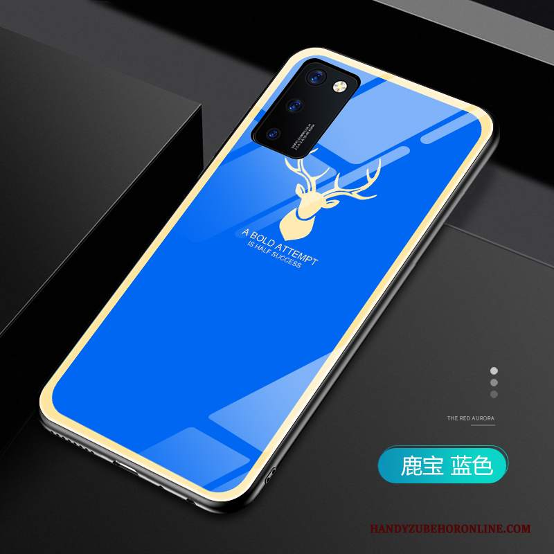 Custodia Honor View30 Creativo Blu Difficile, Cover Honor View30 Silicone Cervotelefono