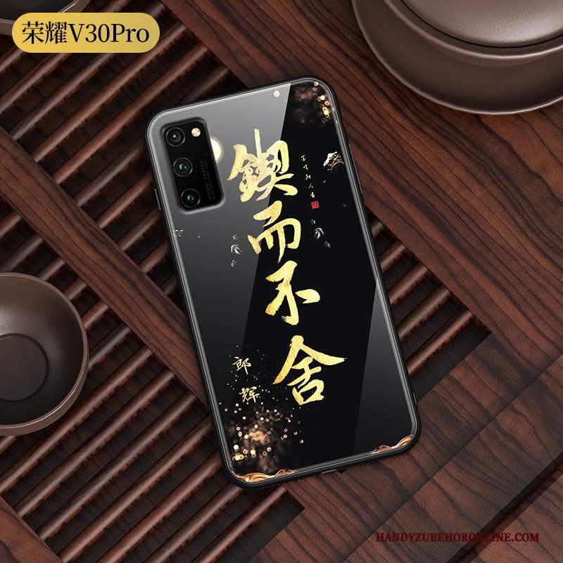 Custodia Honor View30 Pro Creativo Di Personalitàtelefono, Cover Honor View30 Pro Nero Luminoso