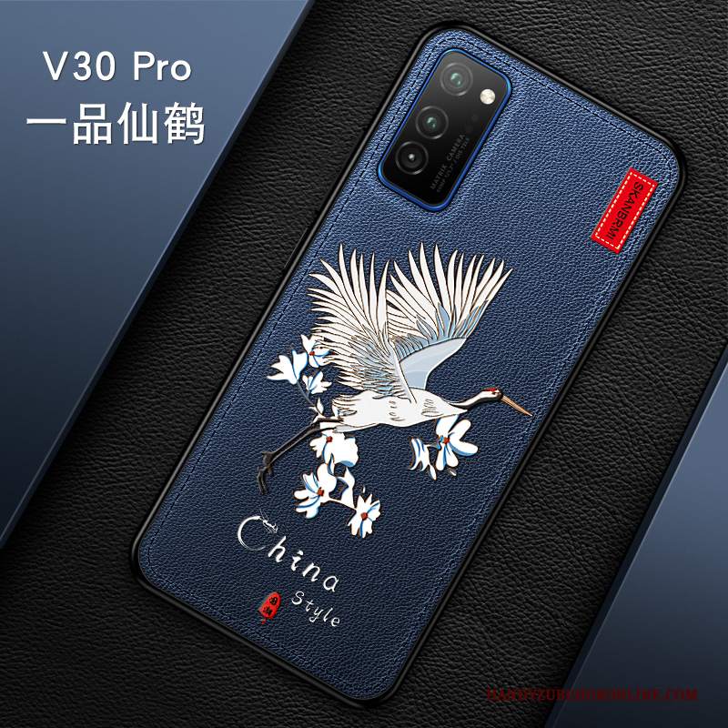 Custodia Honor View30 Pro Pelle Di Personalità High End, Cover Honor View30 Pro Goffratura Morbido Marchio Di Tendenza