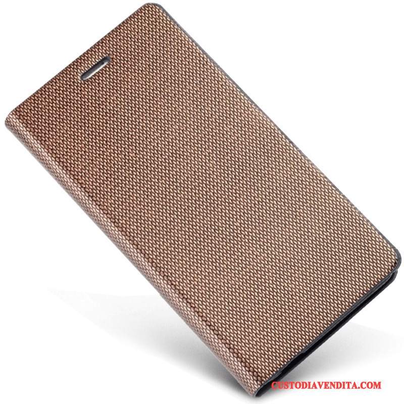 Custodia Htc 10 Pelle Anti-caduta Blu Scuro, Cover Htc 10 Folio Telefono