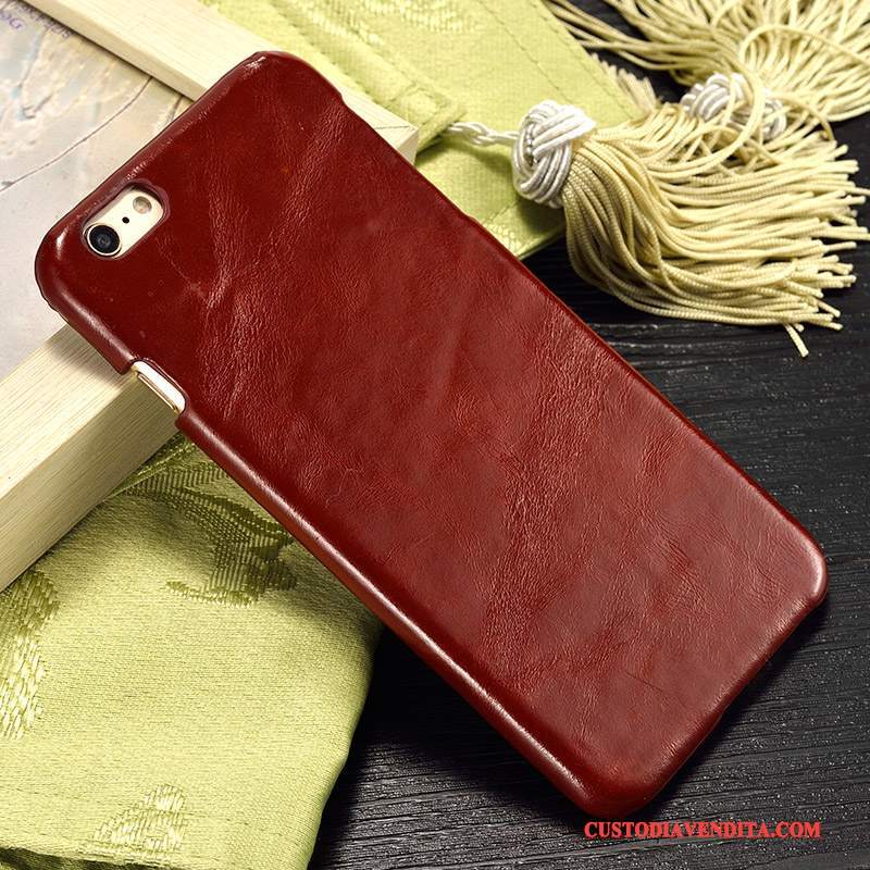 Custodia Htc 10 Pelle Telefono Semplici, Cover Htc 10 Protezione Difficile Rosso