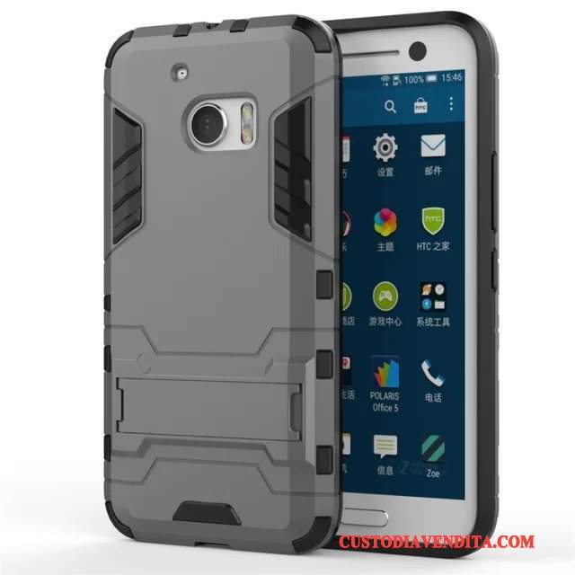 Custodia Htc 10 Protezione Anti-caduta Bianco, Cover Htc 10 Argentotelefono