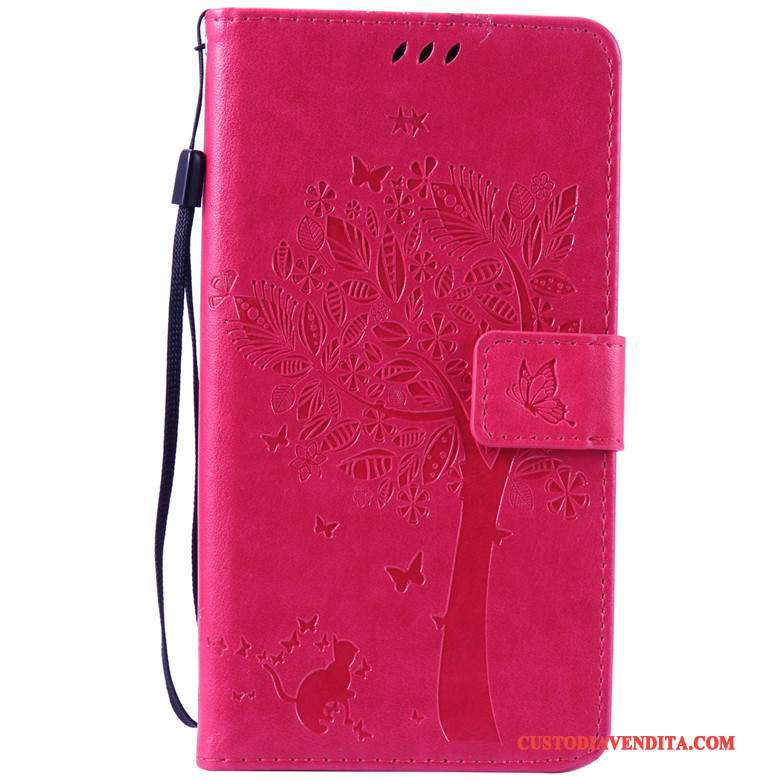 Custodia Htc Desire 10 Lifestyle Folio Morbido Rosa, Cover Htc Desire 10 Lifestyle Pelle Telefono