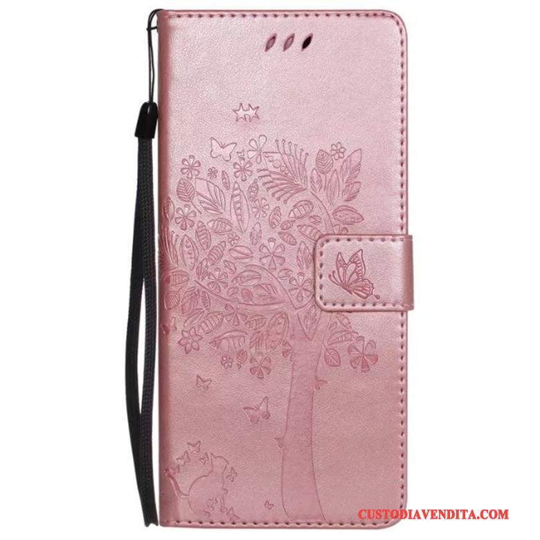 Custodia Htc Desire 10 Lifestyle Folio Morbido Rosa, Cover Htc Desire 10 Lifestyle Pelle Telefono