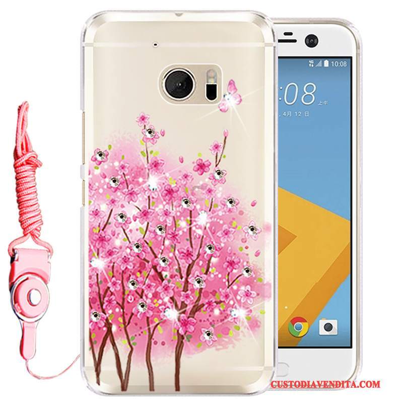 Custodia Htc Desire 10 Lifestyle Protezione Orotelefono, Cover Htc Desire 10 Lifestyle Strass