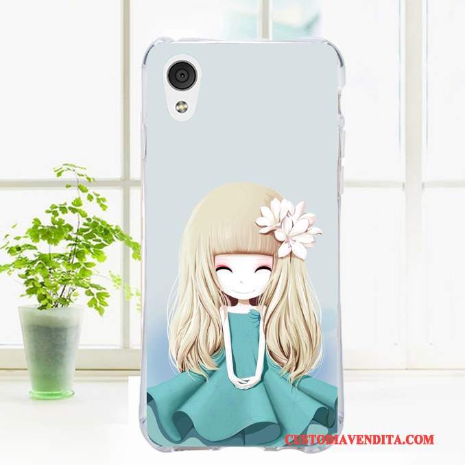 Custodia Htc Desire 530 Cartone Animato Trasparente Bello, Cover Htc Desire 530 Protezione Anti-caduta Morbido