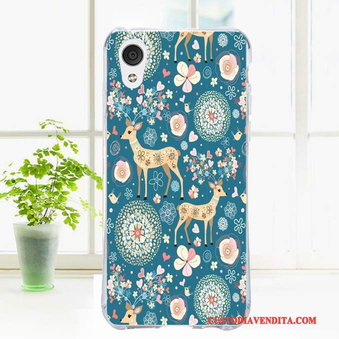 Custodia Htc Desire 530 Cartone Animato Trasparente Bello, Cover Htc Desire 530 Protezione Anti-caduta Morbido