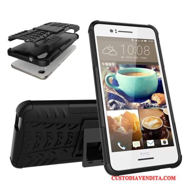 Custodia Htc Desire 728 Silicone Anti-caduta Nero, Cover Htc Desire 728 Protezione Supportotelefono