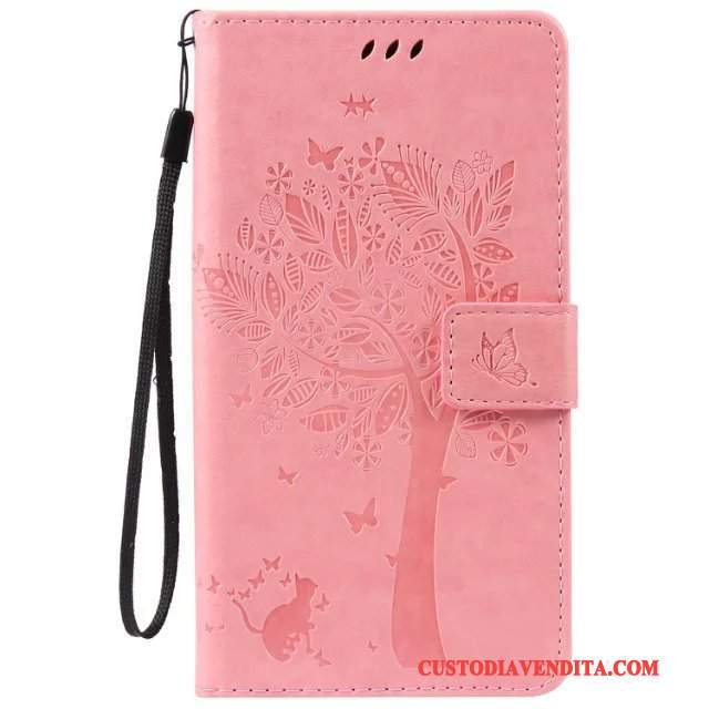 Custodia Htc Desire 825 Cartone Animato Rosa Anti-caduta, Cover Htc Desire 825 Pelle Rossotelefono