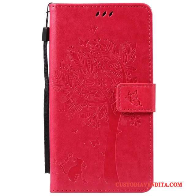 Custodia Htc Desire 825 Cartone Animato Rosa Anti-caduta, Cover Htc Desire 825 Pelle Rossotelefono