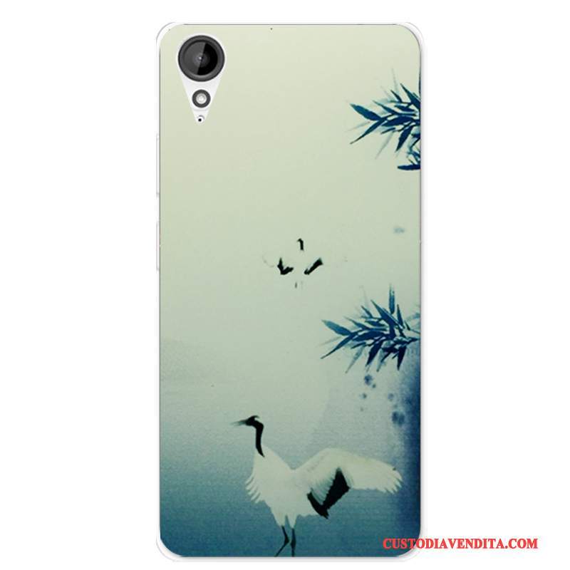 Custodia Htc Desire 825 Silicone Anti-caduta Morbido, Cover Htc Desire 825 Protezione Telefono Stile Cinese