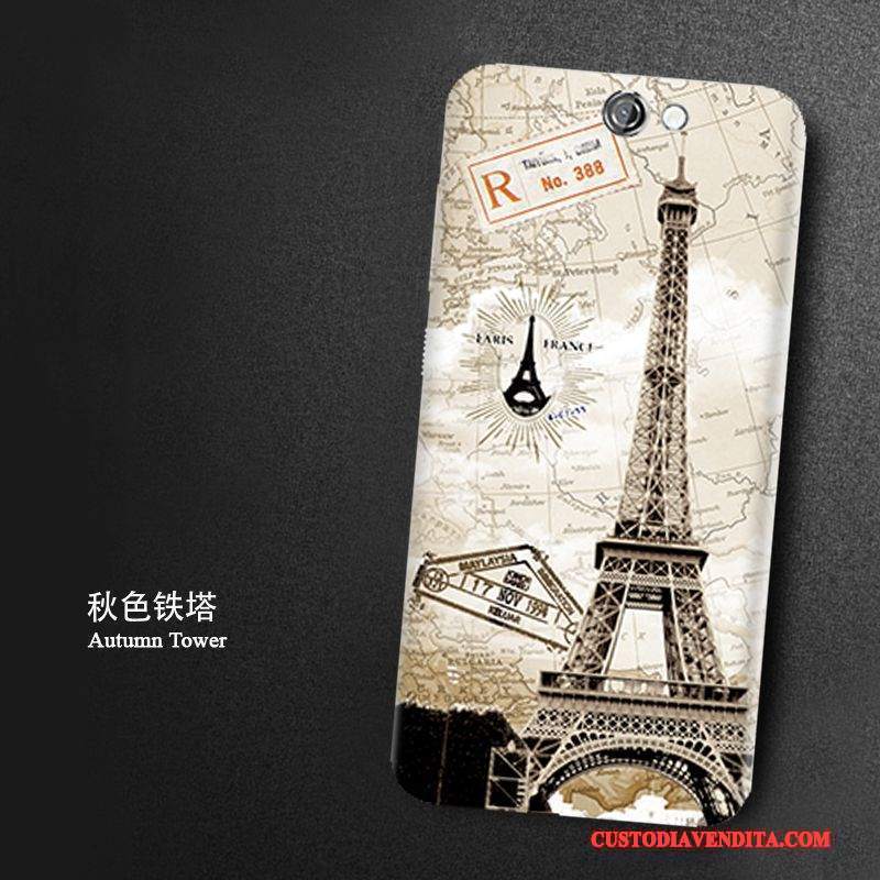 Custodia Htc One A9 Cartone Animato Leggeretelefono, Cover Htc One A9 Colore Bianco Morbido