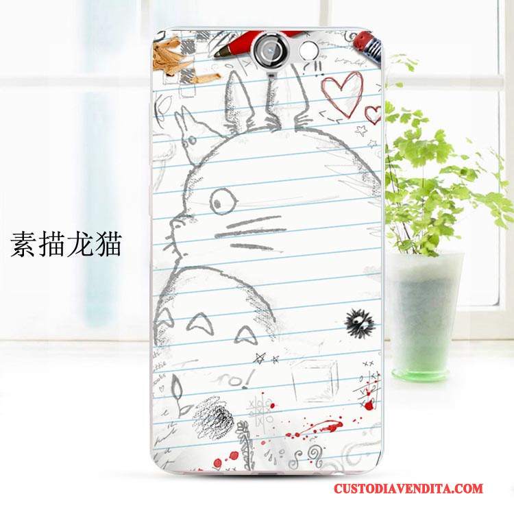 Custodia Htc One A9 Cartone Animato Rosatelefono, Cover Htc One A9 Silicone Morbido Anti-caduta