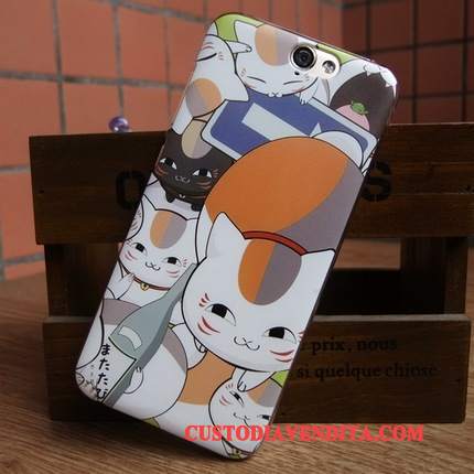 Custodia Htc One A9 Colore Tendenza Bianco, Cover Htc One A9 Protezione Telefono