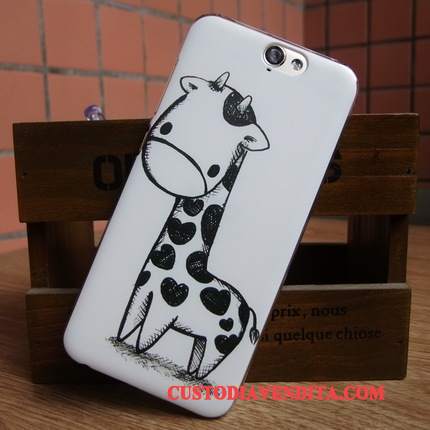 Custodia Htc One A9 Colore Tendenza Bianco, Cover Htc One A9 Protezione Telefono