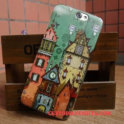 Custodia Htc One A9 Colore Tendenza Bianco, Cover Htc One A9 Protezione Telefono