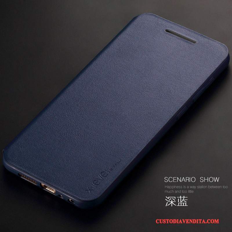 Custodia Htc One A9 Pelle Verdetelefono, Cover Htc One A9 Folio Anti-caduta Tutto Incluso