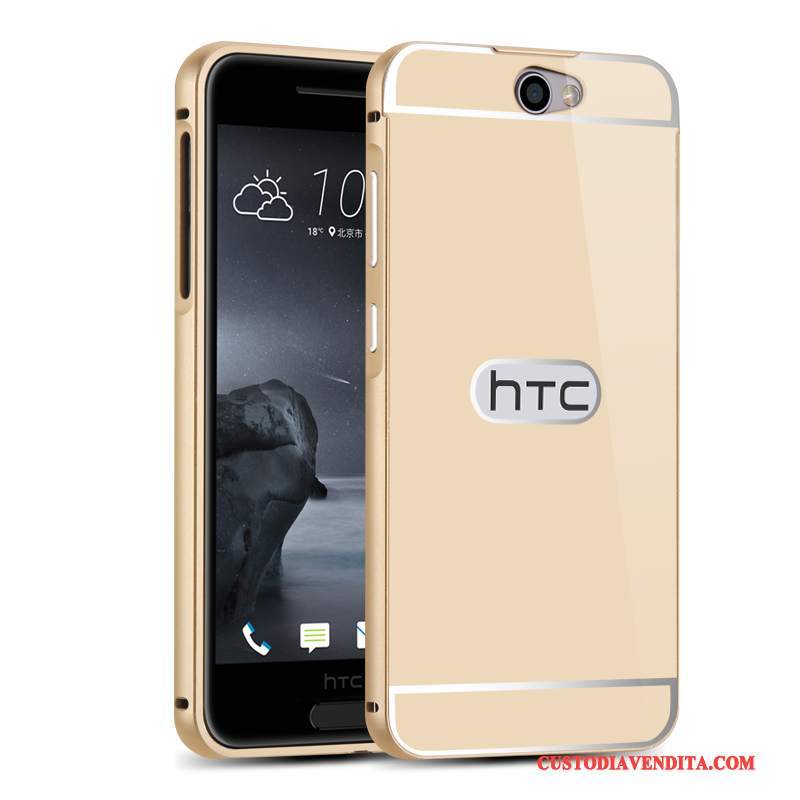 Custodia Htc One A9 Protezione Rosatelefono, Cover Htc One A9 Coperchio Posteriore Metallo