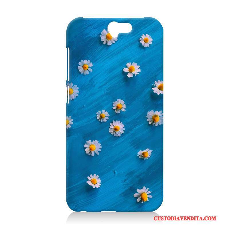 Custodia Htc One A9 Silicone Nuovo Blu, Cover Htc One A9 Protezione Difficile Morbido