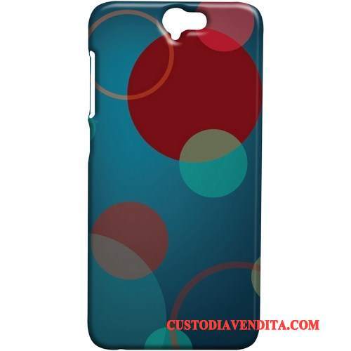 Custodia Htc One A9 Telefono Cravatta A Farfalla, Cover Htc One A9 Macchiati Blu