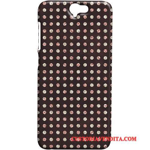 Custodia Htc One A9 Telefono Cravatta A Farfalla, Cover Htc One A9 Macchiati Blu