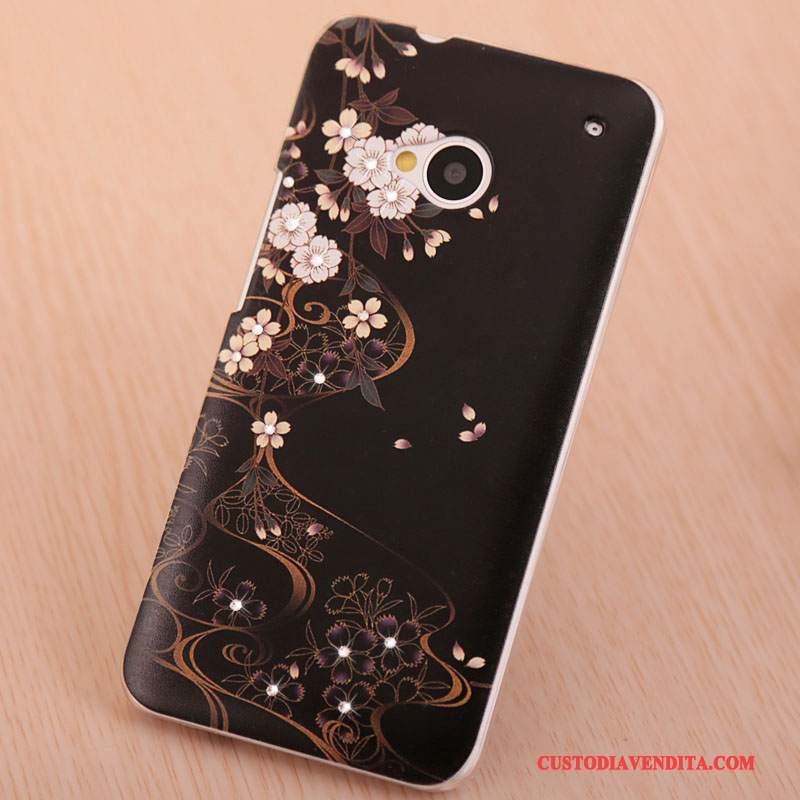 Custodia Htc One M7 Colore Blutelefono, Cover Htc One M7 Strass