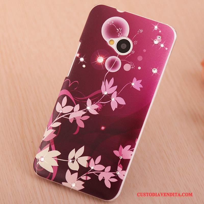 Custodia Htc One M7 Colore Blutelefono, Cover Htc One M7 Strass