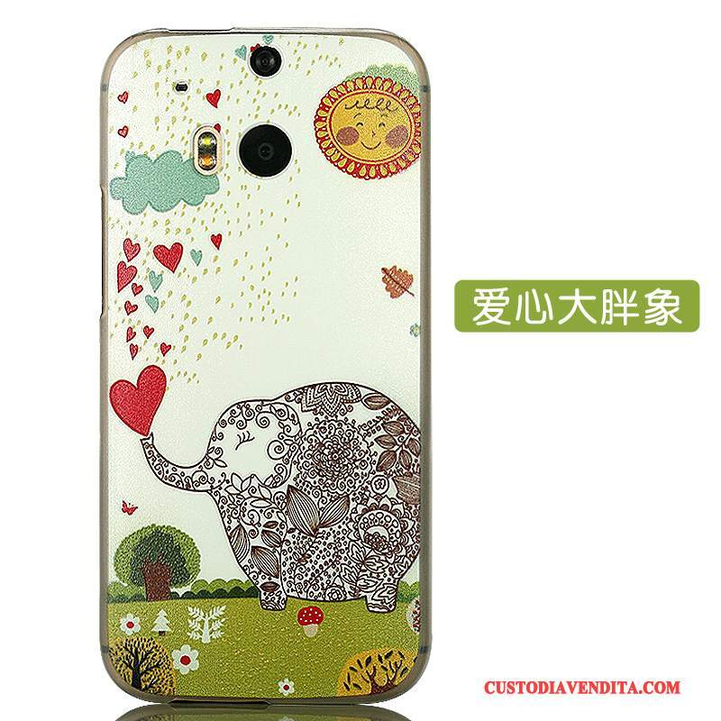 Custodia Htc One M8 Cartone Animato Telefono Bello, Cover Htc One M8 Protezione Accessori Difficile