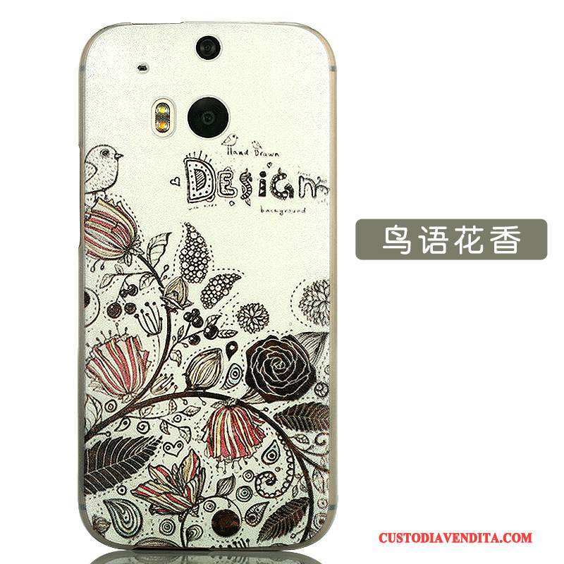 Custodia Htc One M8 Cartone Animato Telefono Bello, Cover Htc One M8 Protezione Accessori Difficile