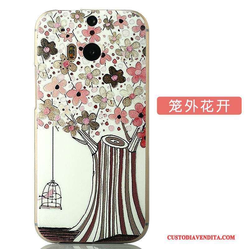 Custodia Htc One M8 Cartone Animato Telefono Bello, Cover Htc One M8 Protezione Accessori Difficile