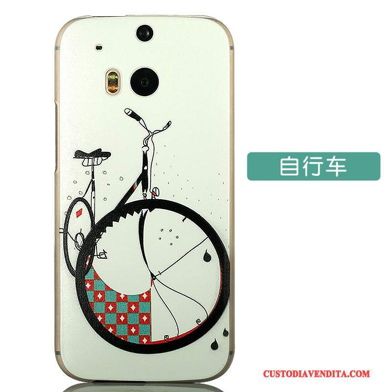 Custodia Htc One M8 Cartone Animato Telefono Sottile, Cover Htc One M8 Protezione Anti-caduta Difficile