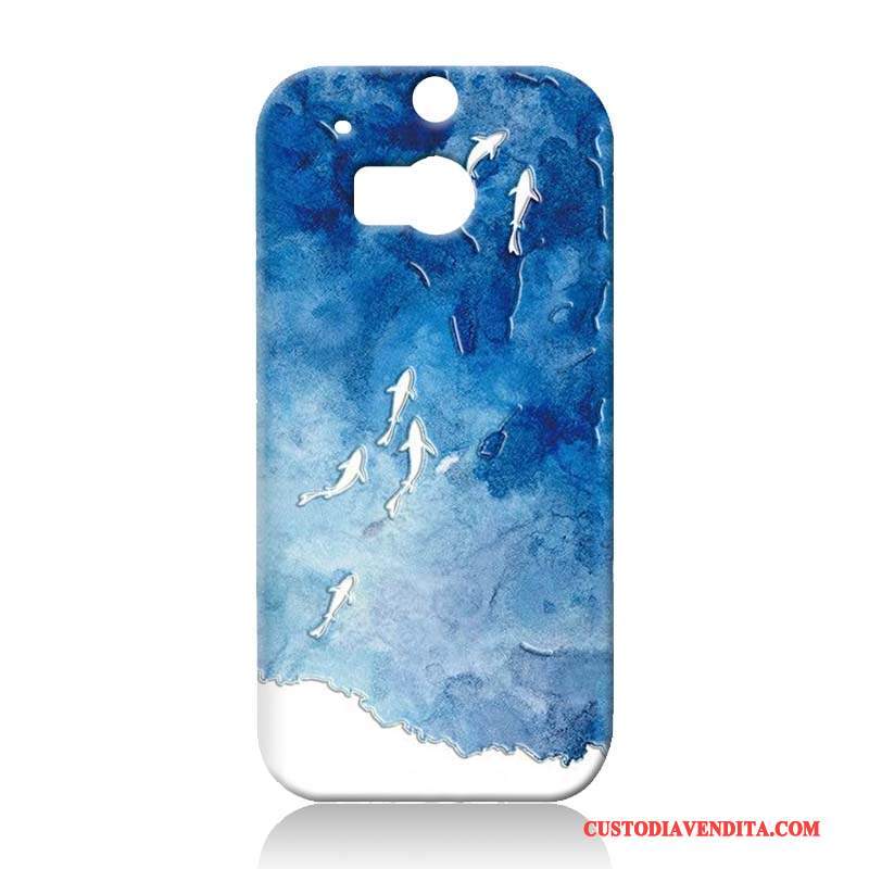 Custodia Htc One M8 Colore Difficiletelefono, Cover Htc One M8 Protezione Anti-caduta Porpora