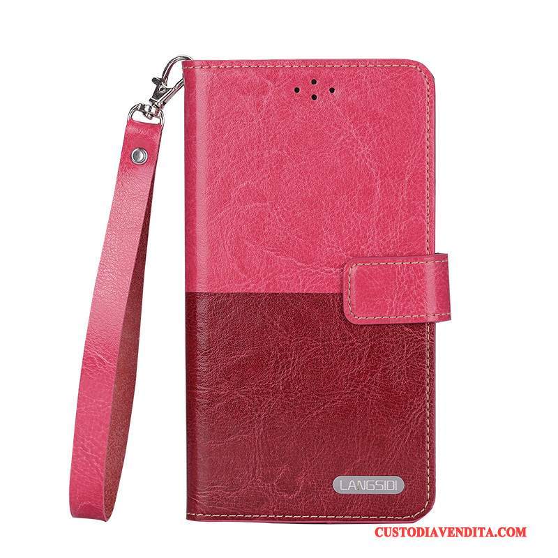 Custodia Htc One M8 Folio Telefono Rosa, Cover Htc One M8 Protezione Semplici