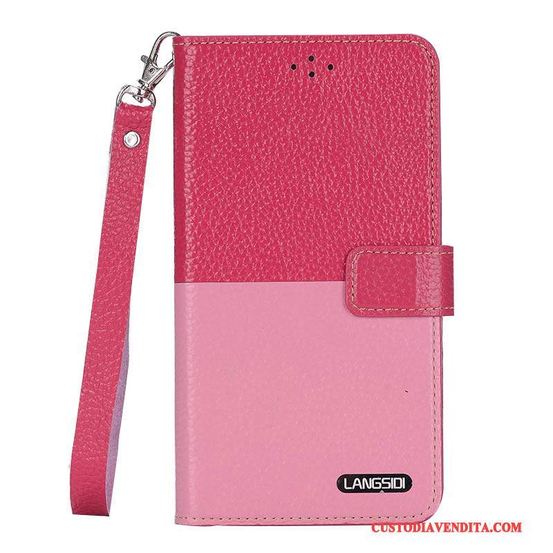 Custodia Htc One M8 Folio Telefono Rosa, Cover Htc One M8 Protezione Semplici