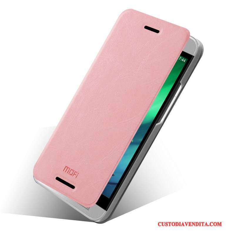 Custodia Htc One M8 Protezione Rosatelefono, Cover Htc One M8 Pelle