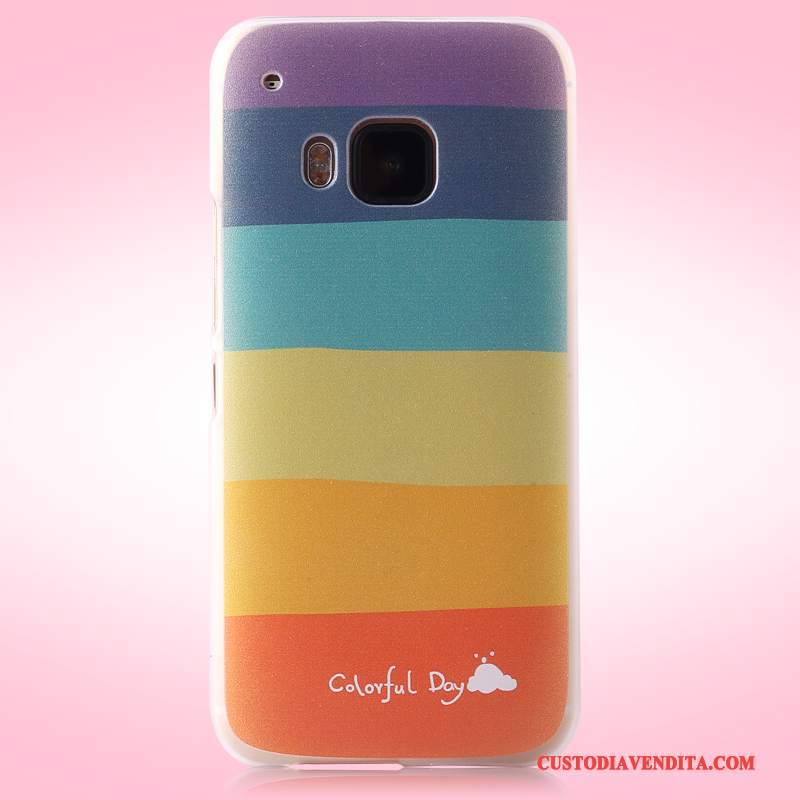 Custodia Htc One M9 Colore Difficiletelefono, Cover Htc One M9 Protezione Tendenza Macchiati