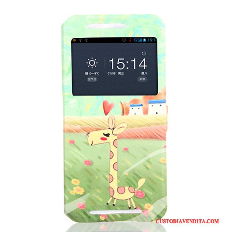 Custodia Htc One M9 Colore Telefono Blu, Cover Htc One M9 Folio Morbido Supporto