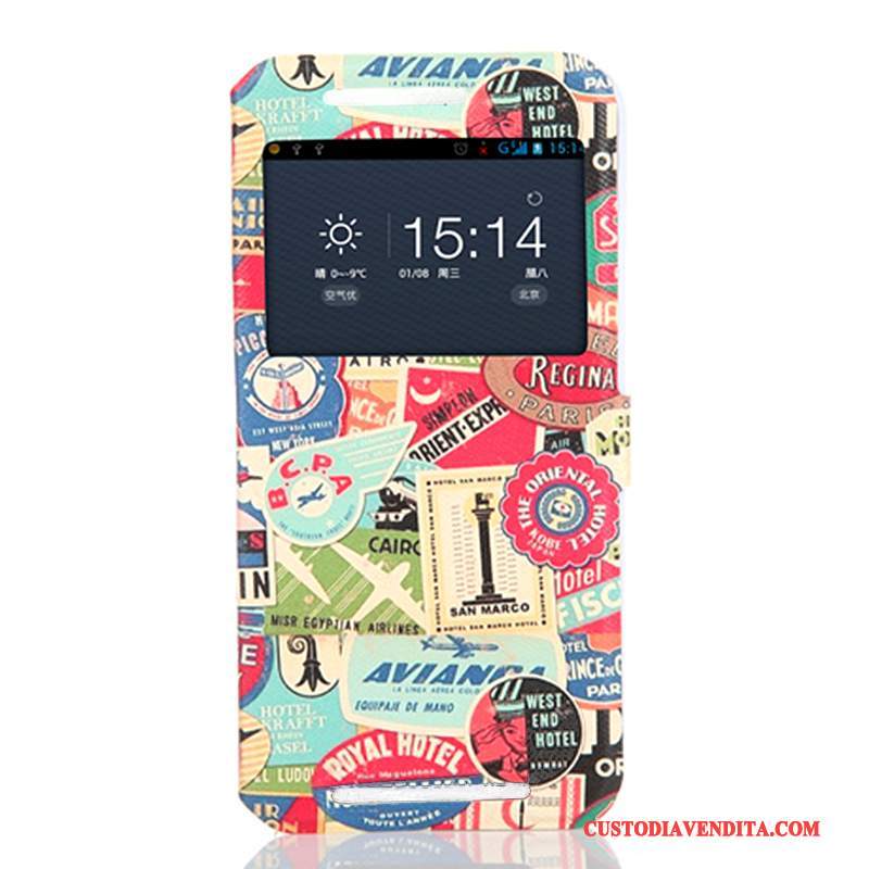 Custodia Htc One M9 Colore Telefono Blu, Cover Htc One M9 Folio Morbido Supporto