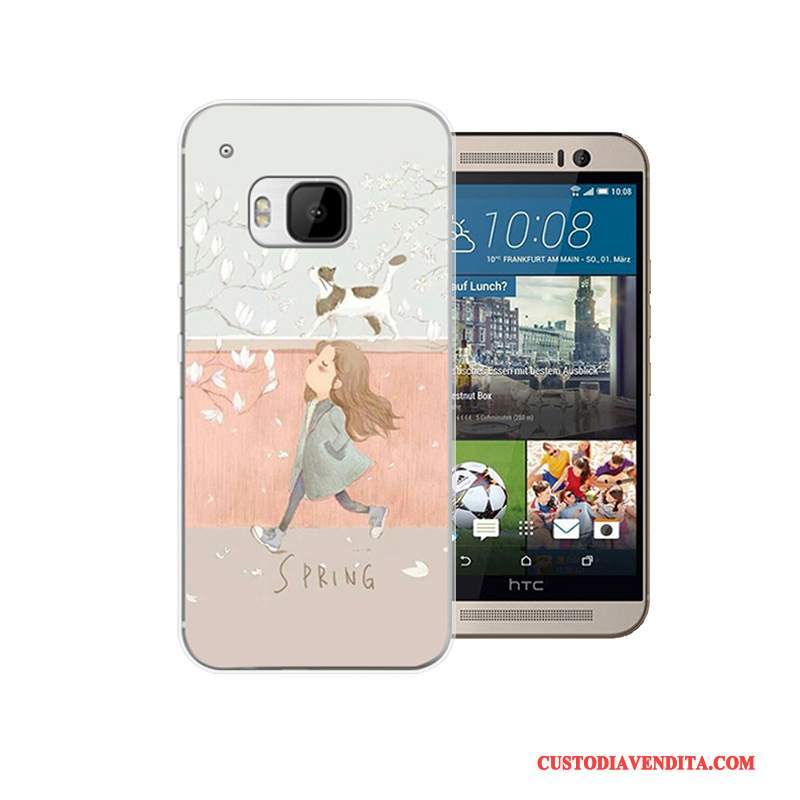 Custodia Htc One M9 Protezione Fresco Anti-caduta, Cover Htc One M9 Difficile Semplici