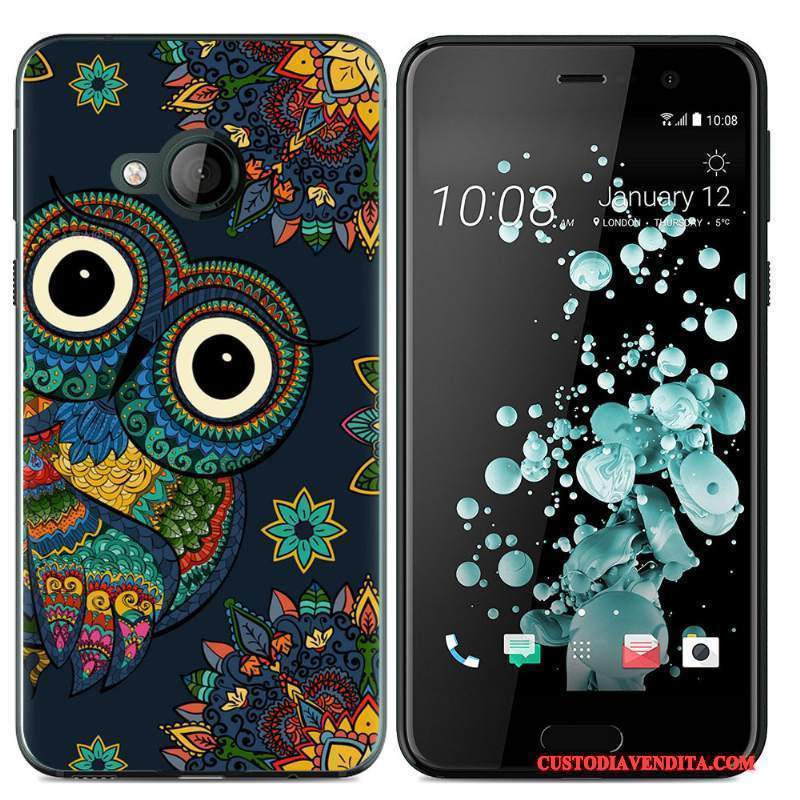 Custodia Htc U Play Colore Morbidotelefono, Cover Htc U Play Silicone Giallo